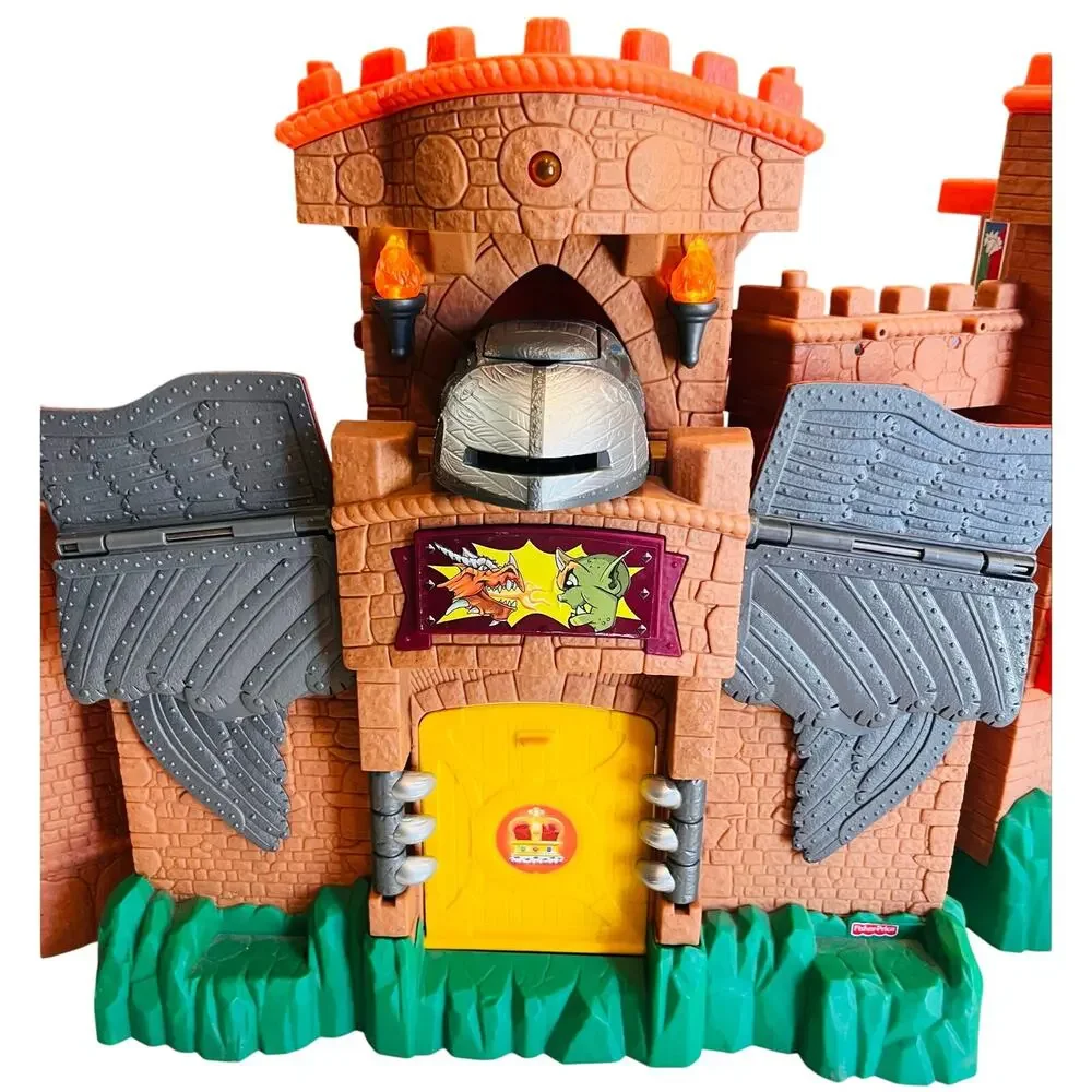 Fisher-Price Imaginext Eagle Talon Castle Base Only - Fully Tested & Working